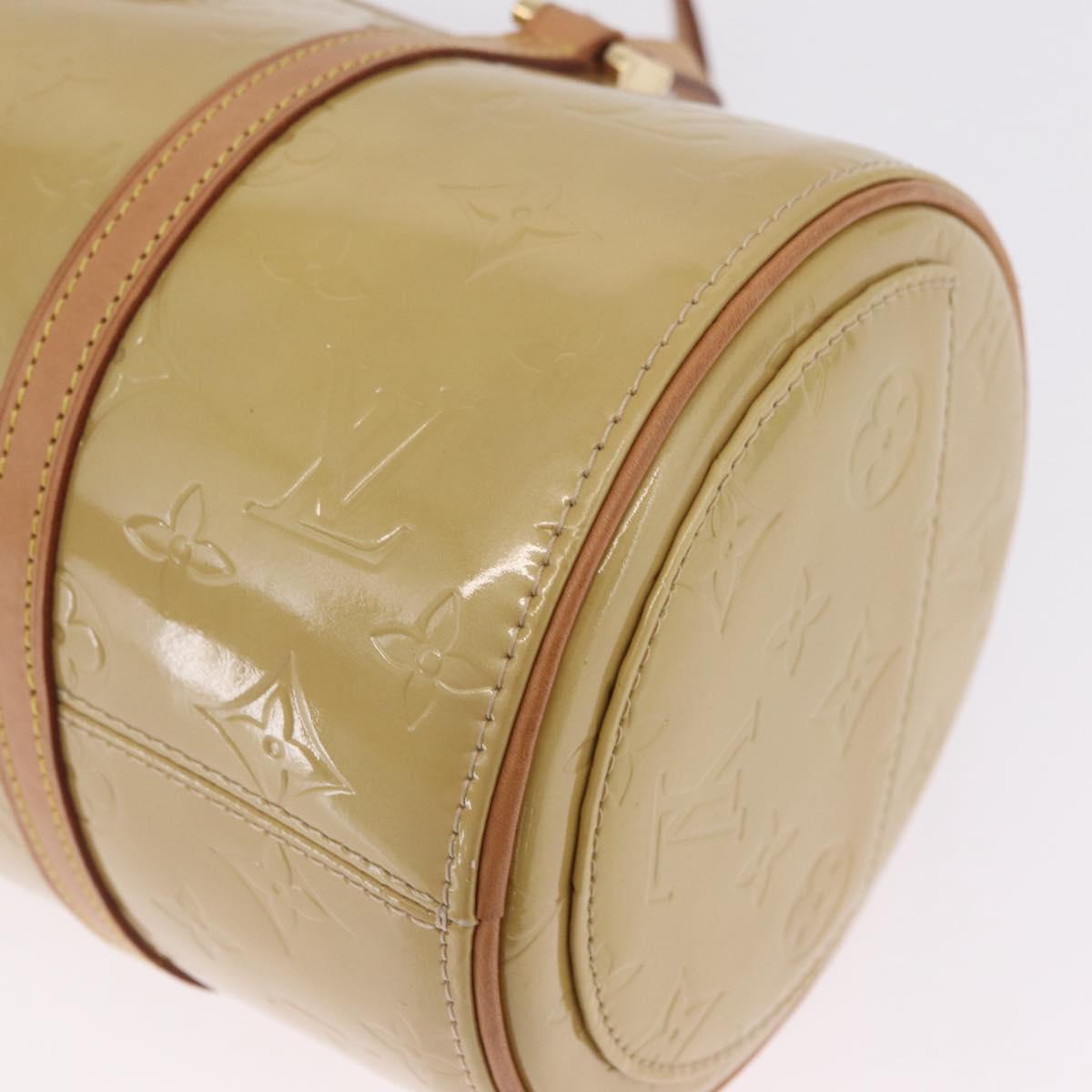 LOUIS VUITTON Monogram Vernis Bedford Hand Bag Beige M91006 LV Auth 211294