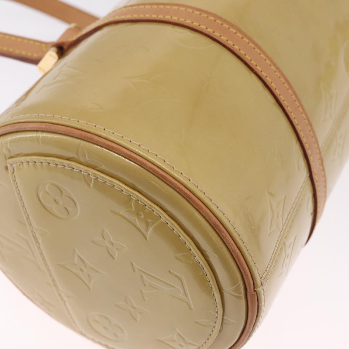 LOUIS VUITTON Monogram Vernis Bedford Hand Bag Beige M91006 LV Auth 211294