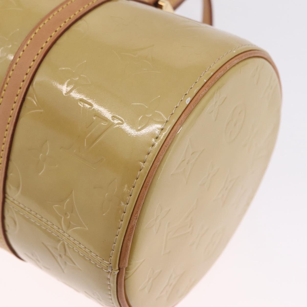 LOUIS VUITTON Monogram Vernis Bedford Hand Bag Beige M91006 LV Auth 211294
