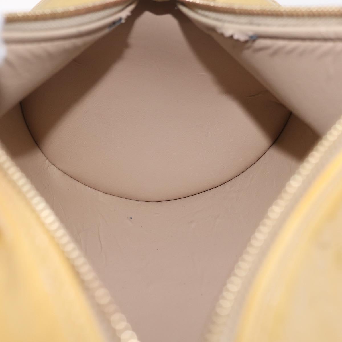 LOUIS VUITTON Monogram Vernis Bedford Hand Bag Beige M91006 LV Auth 211294