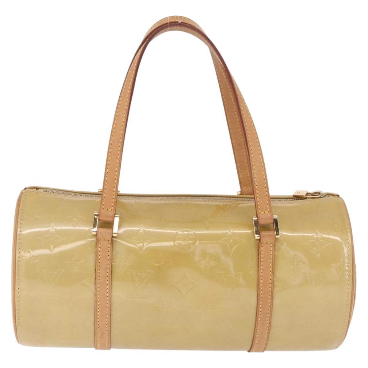 LOUIS VUITTON Monogram Vernis Bedford Hand Bag Beige M91006 LV Auth 211294