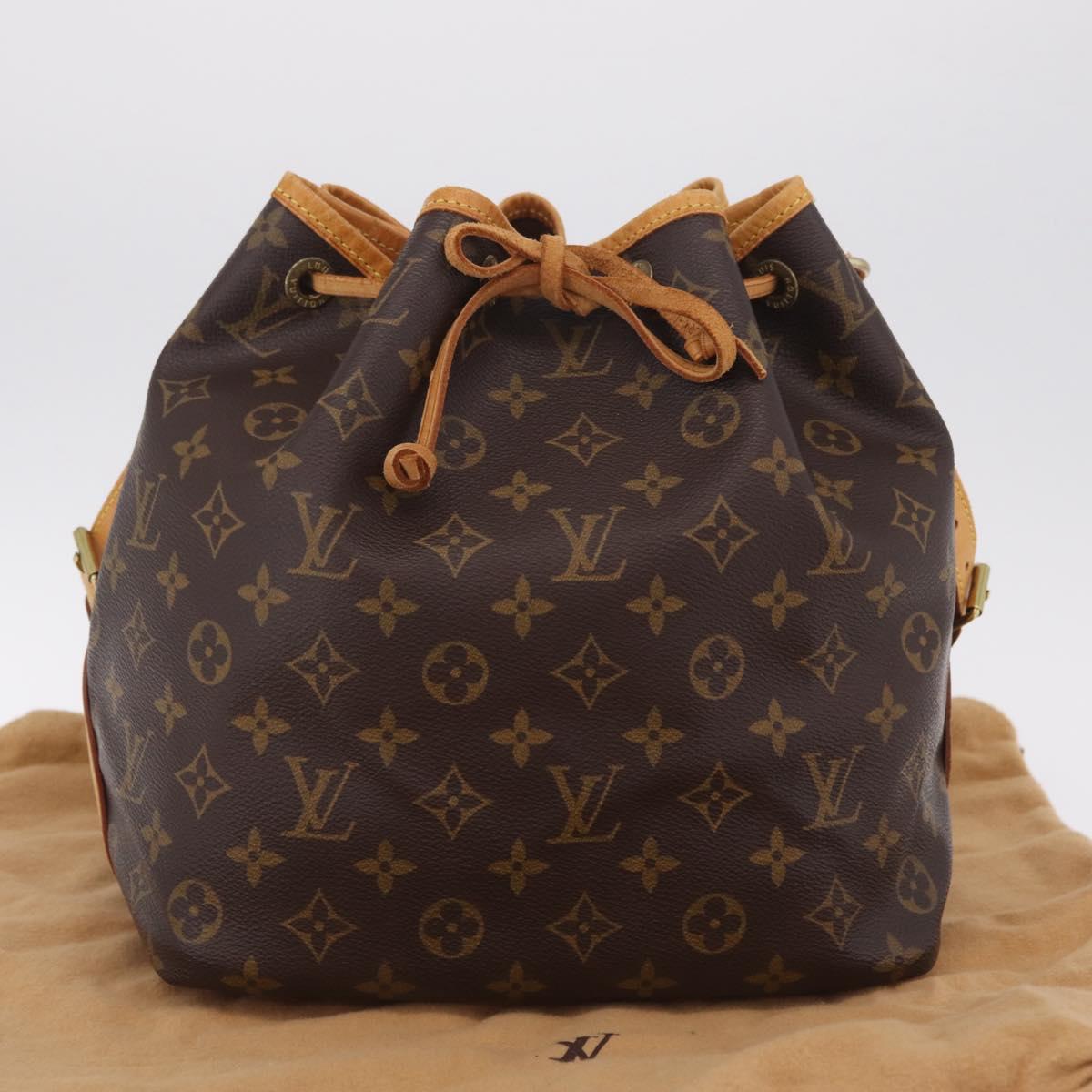 LOUIS VUITTON Monogram Petit Noe Shoulder Bag M42226 LV Auth 211308A