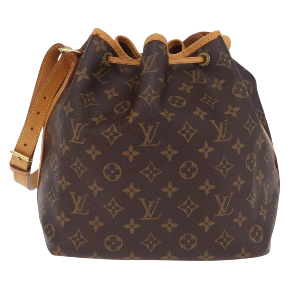 LOUIS VUITTON Monogram Petit Noe Shoulder Bag M42226 LV Auth 211308A