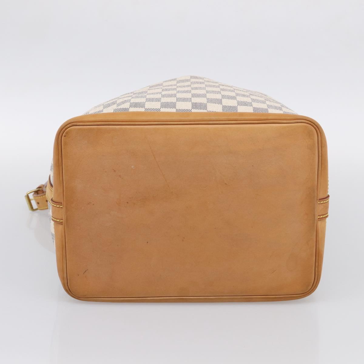 LOUIS VUITTON Damier Azur Noe Shoulder Bag N42222 LV Auth 211309V