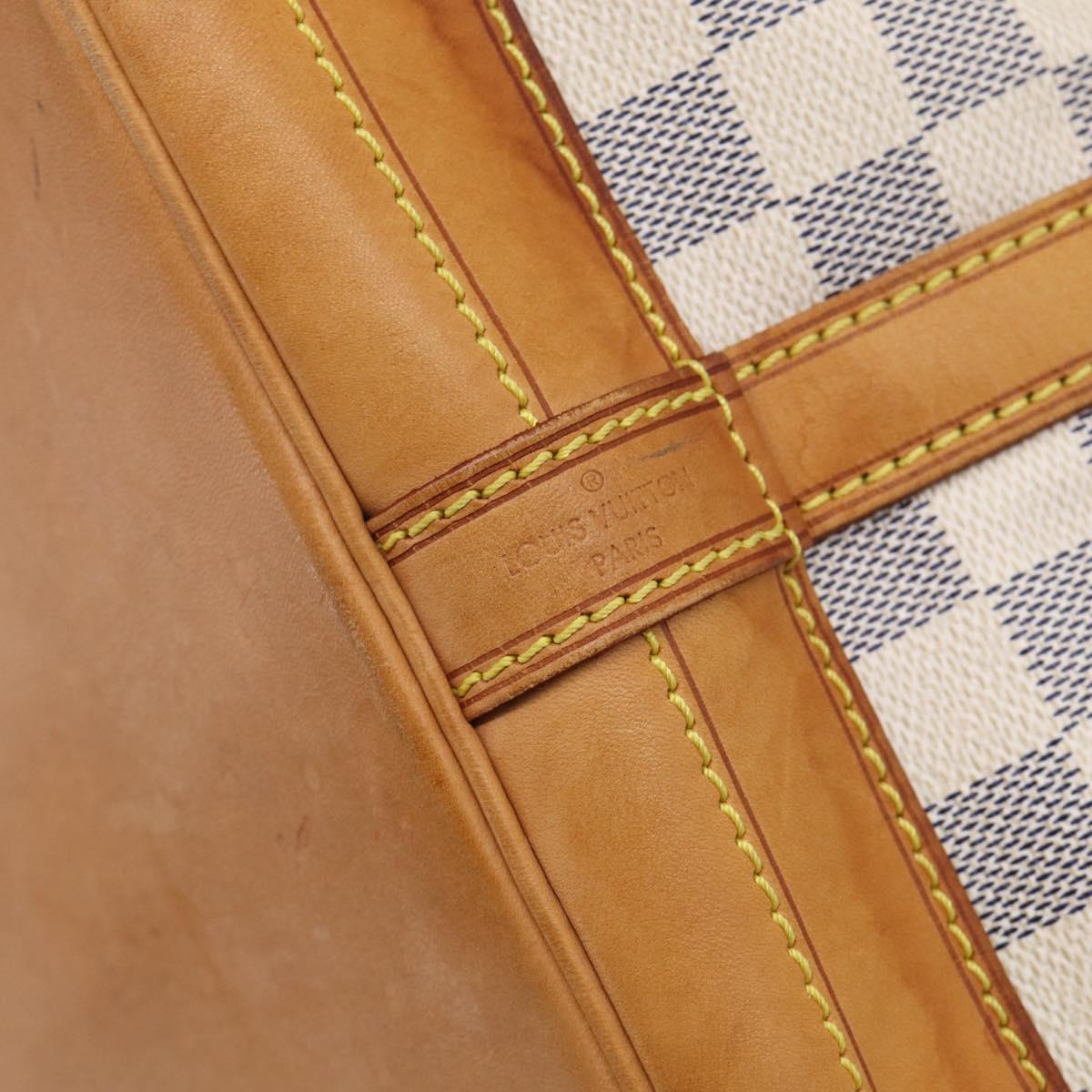 LOUIS VUITTON Damier Azur Noe Shoulder Bag N42222 LV Auth 211309V