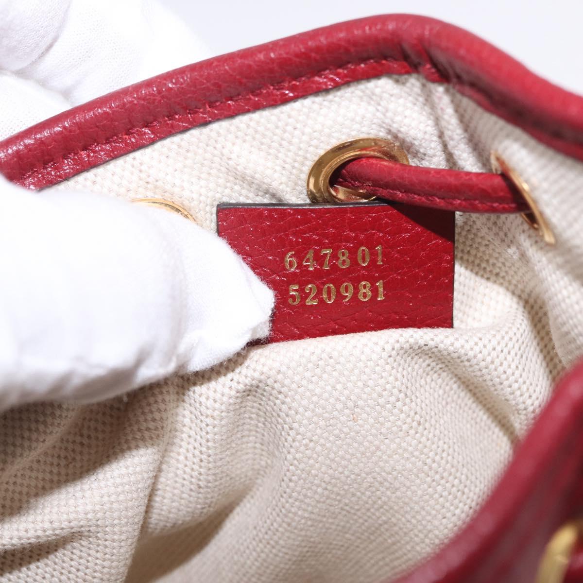 GUCCI Micro GG Supreme Fujiko Pro Shoulder Bag PVC Beige 647801 Auth 211311M