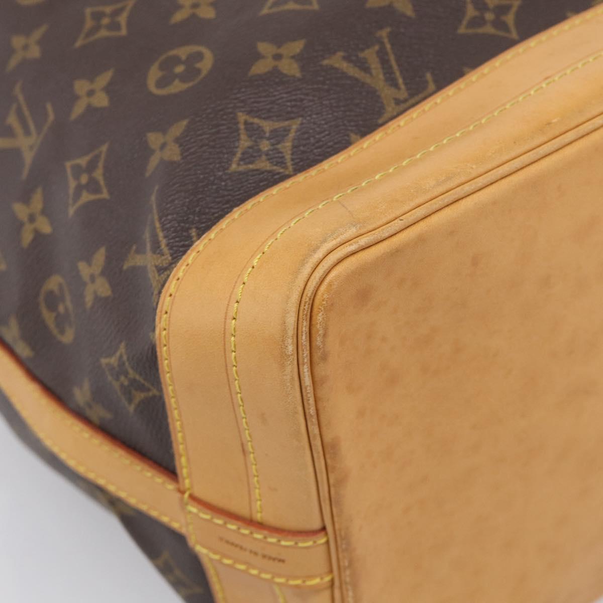 LOUIS VUITTON Monogram Noe Shoulder Bag M42224 LV Auth 211314V