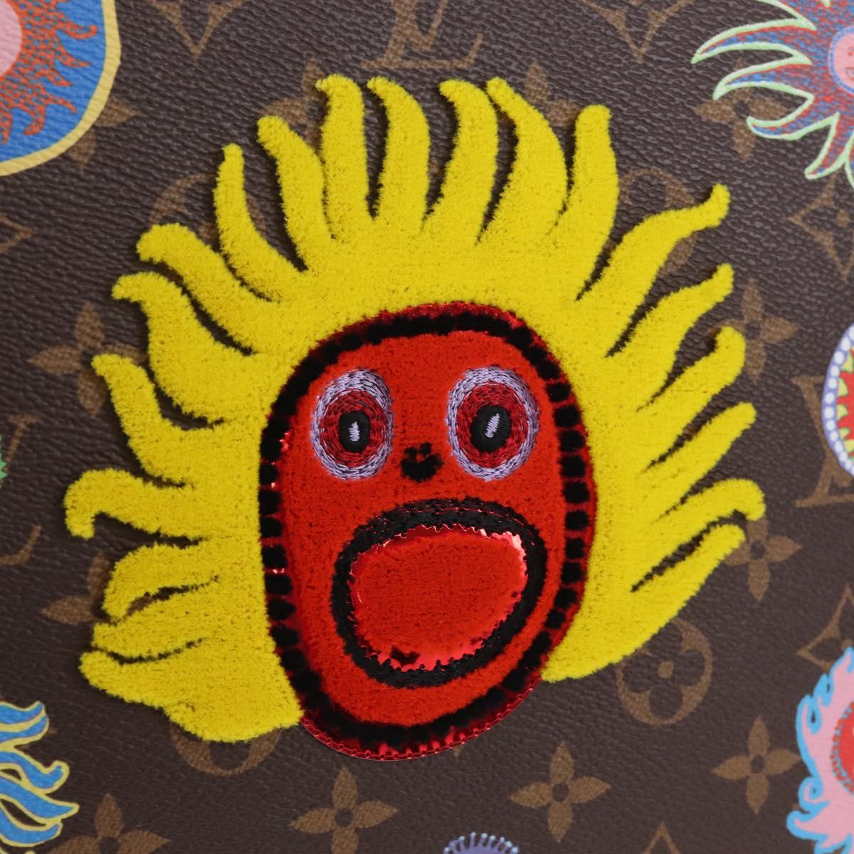 LOUIS VUITTON Yayoi Kusama Face Toiletries Pouch On Chain M81982 Auth 211329SAM