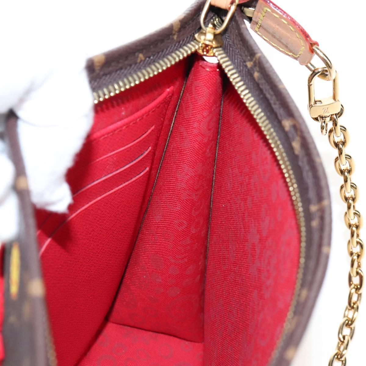 LOUIS VUITTON Yayoi Kusama Face Toiletries Pouch On Chain M81982 Auth 211329SAM