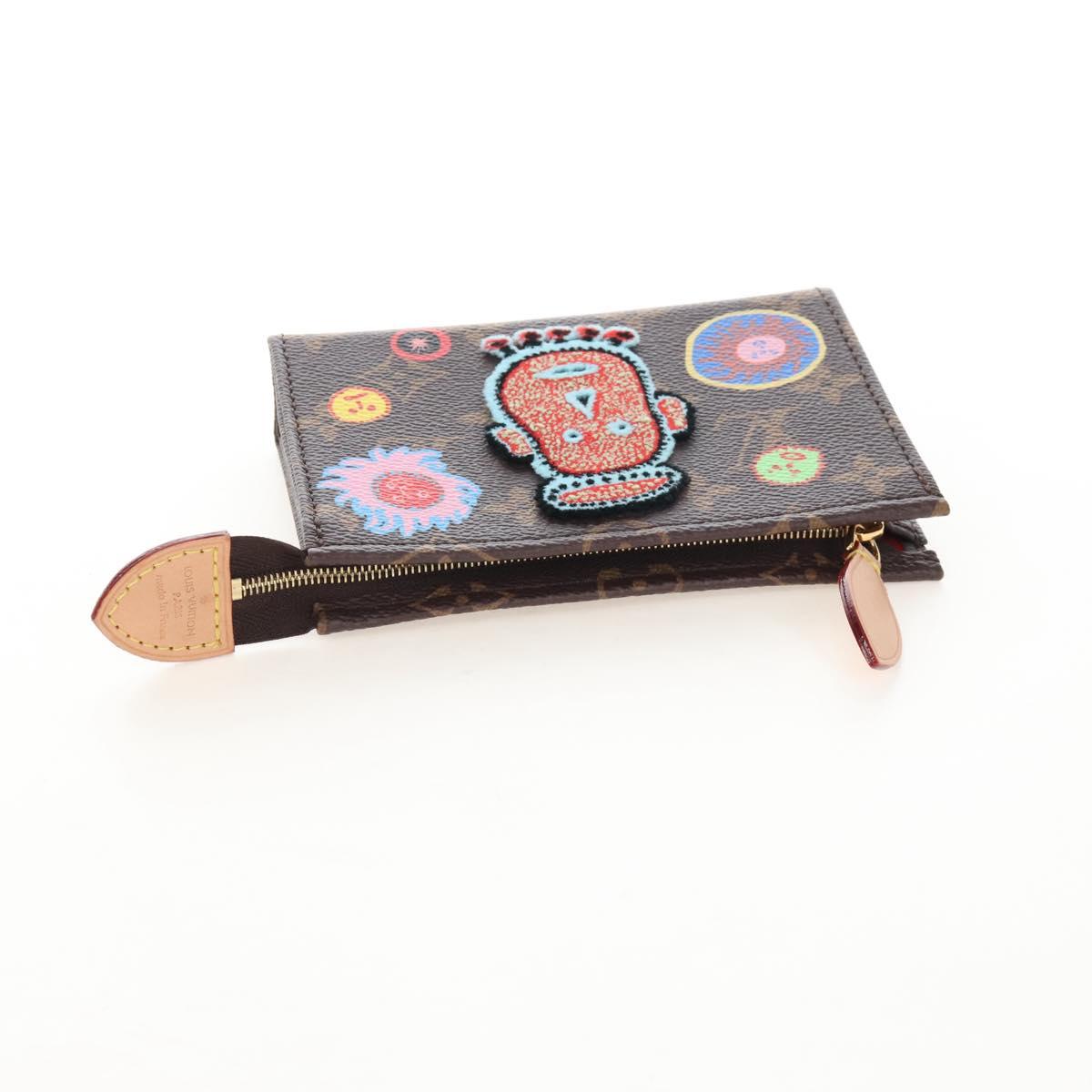 LOUIS VUITTON Yayoi Kusama Face Toiletries Pouch On Chain M81982 Auth 211329SAM
