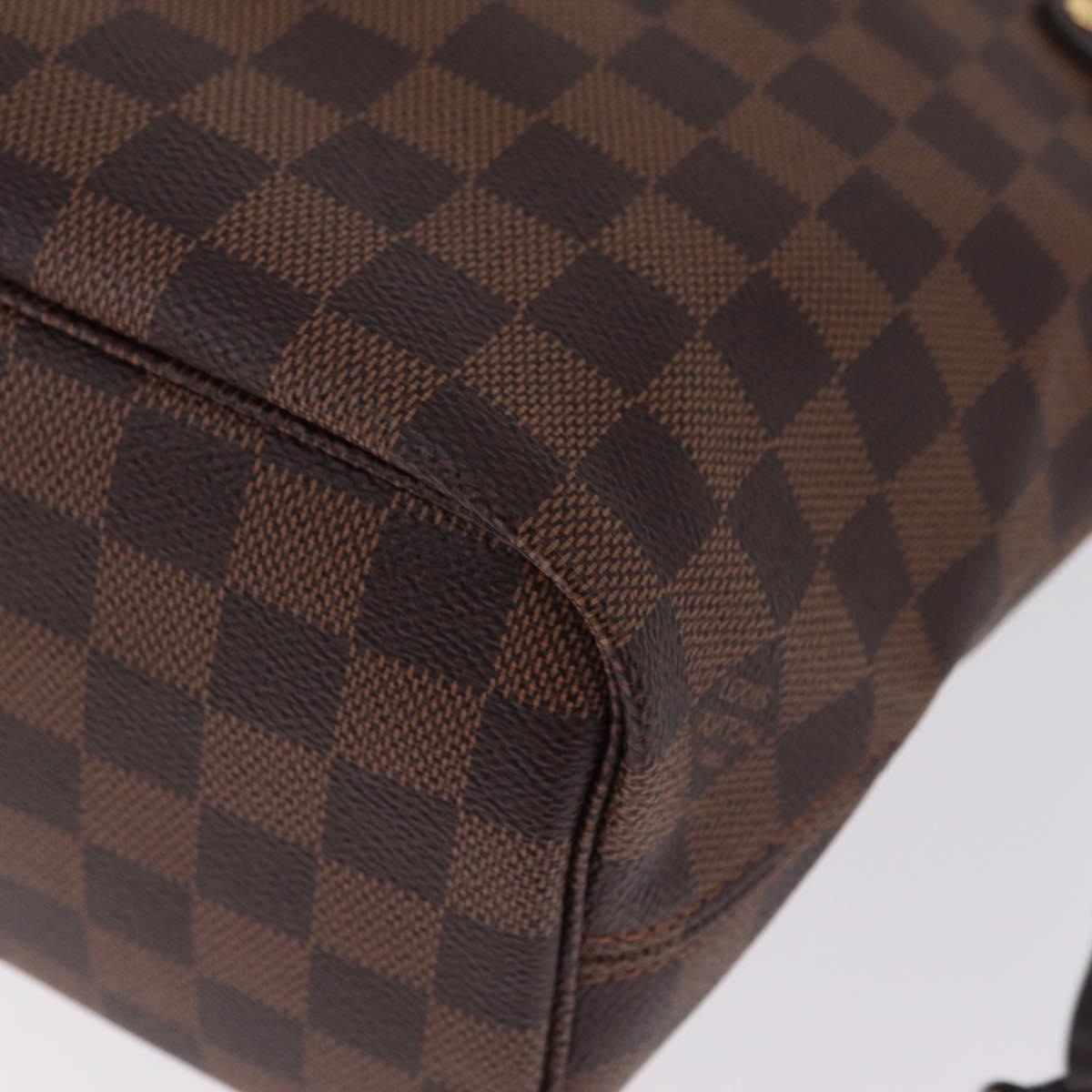 LOUIS VUITTON Damier Ebene Neverfull PM Tote Bag N51109 LV Auth 211385SAV