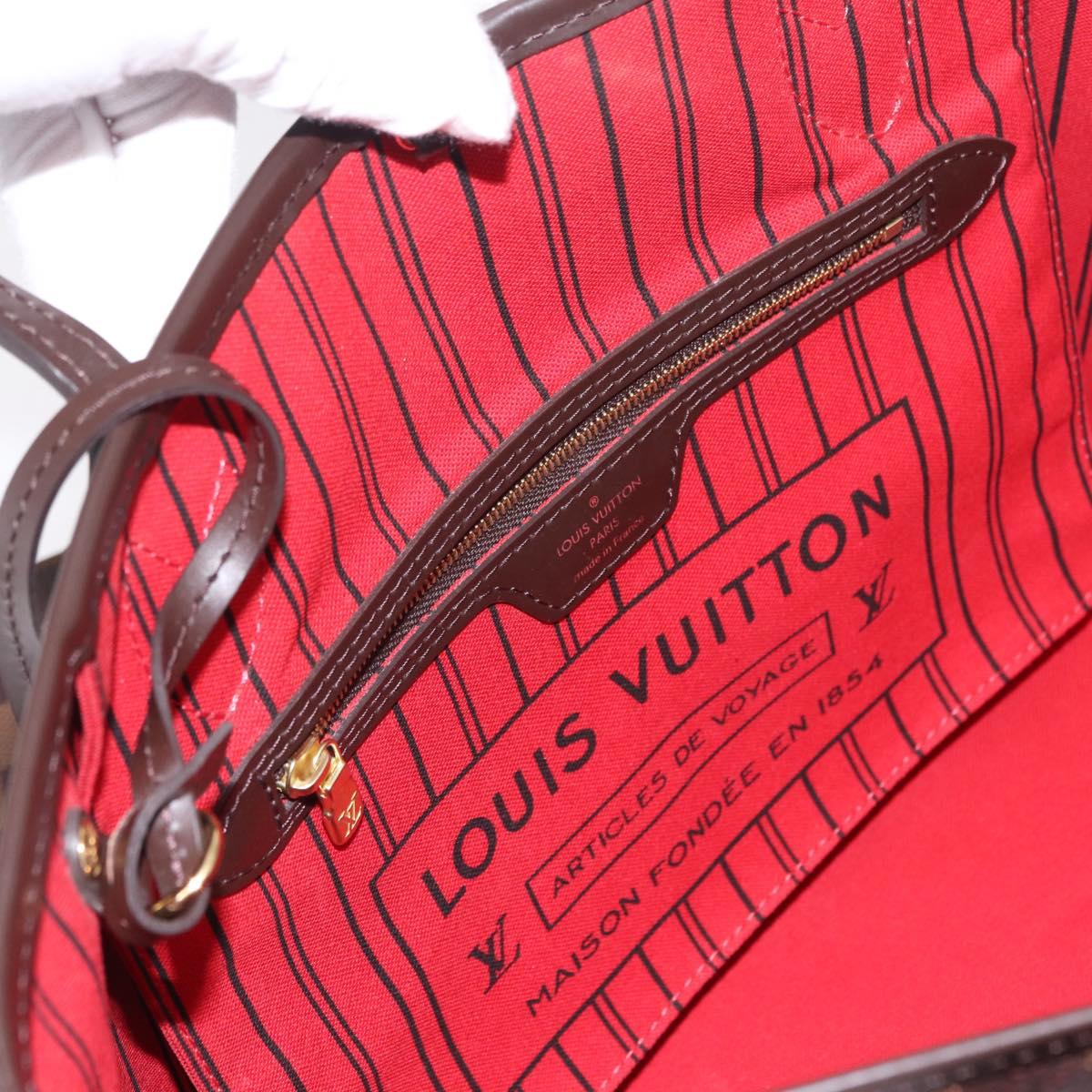 LOUIS VUITTON Damier Ebene Neverfull PM Tote Bag N51109 LV Auth 211385SAV