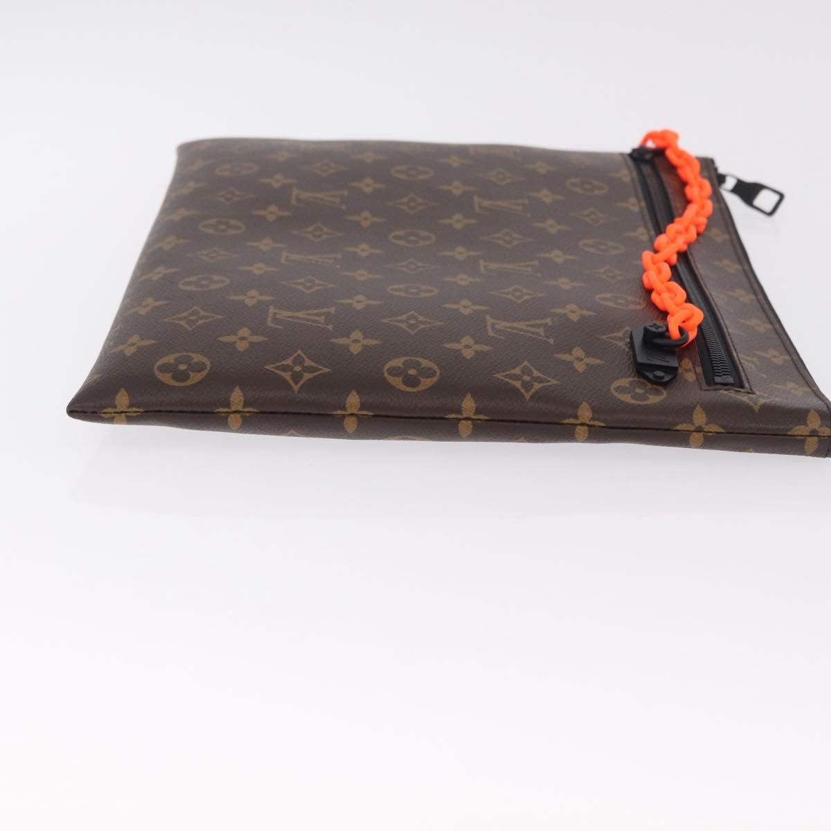 LOUIS VUITTON Monogram Solar Ray Pochette A4 Clutch Bag M44484 LV Auth 211447M