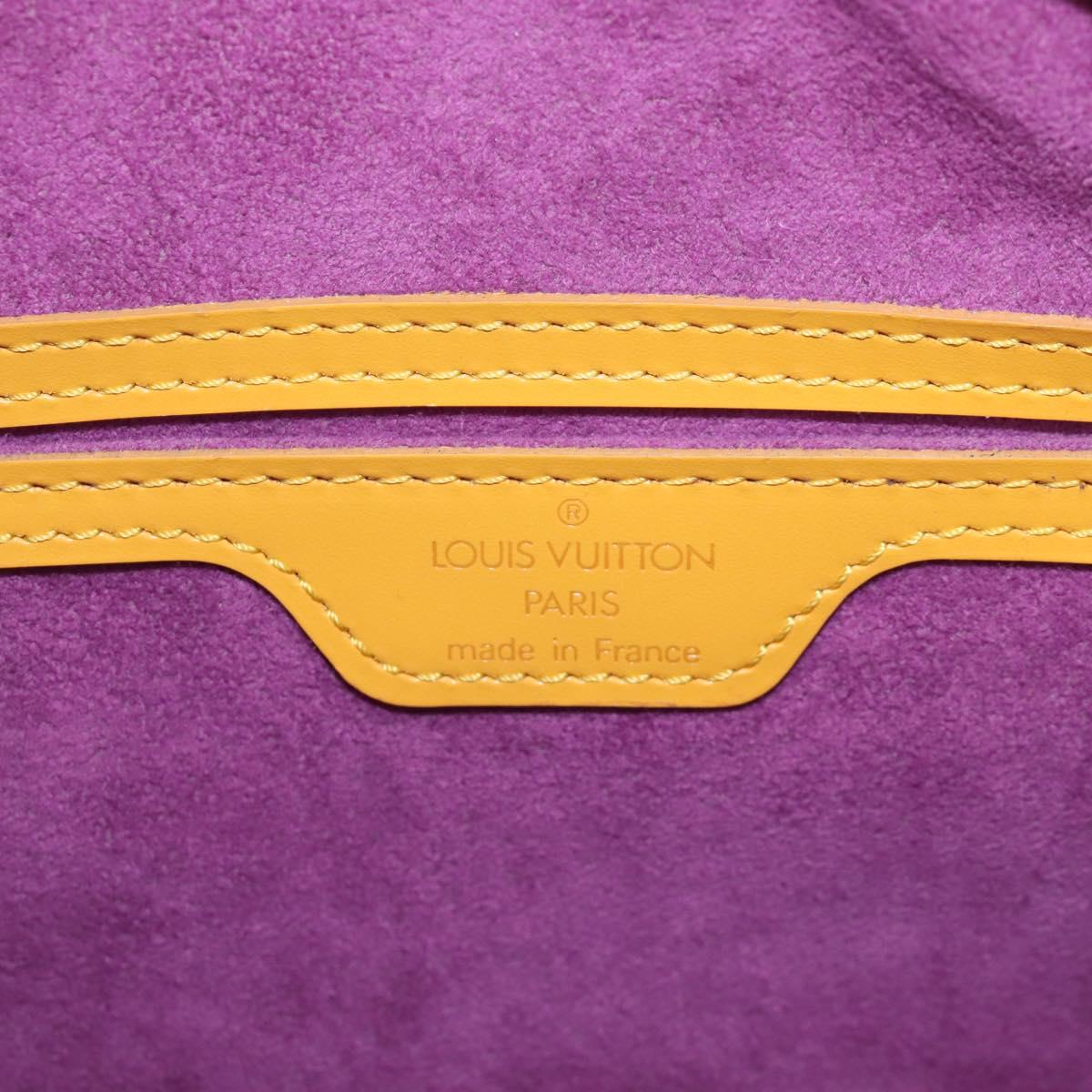 LOUIS VUITTON Epi Soufflot Hand Bag Yellow M52229 LV Auth 211462V