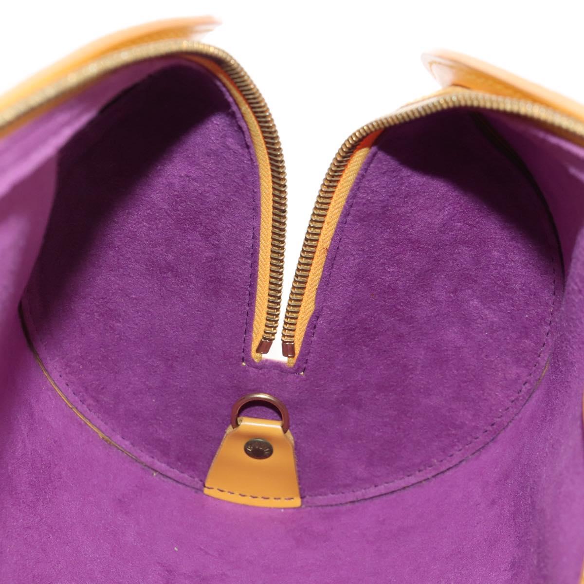 LOUIS VUITTON Epi Soufflot Hand Bag Yellow M52229 LV Auth 211462V