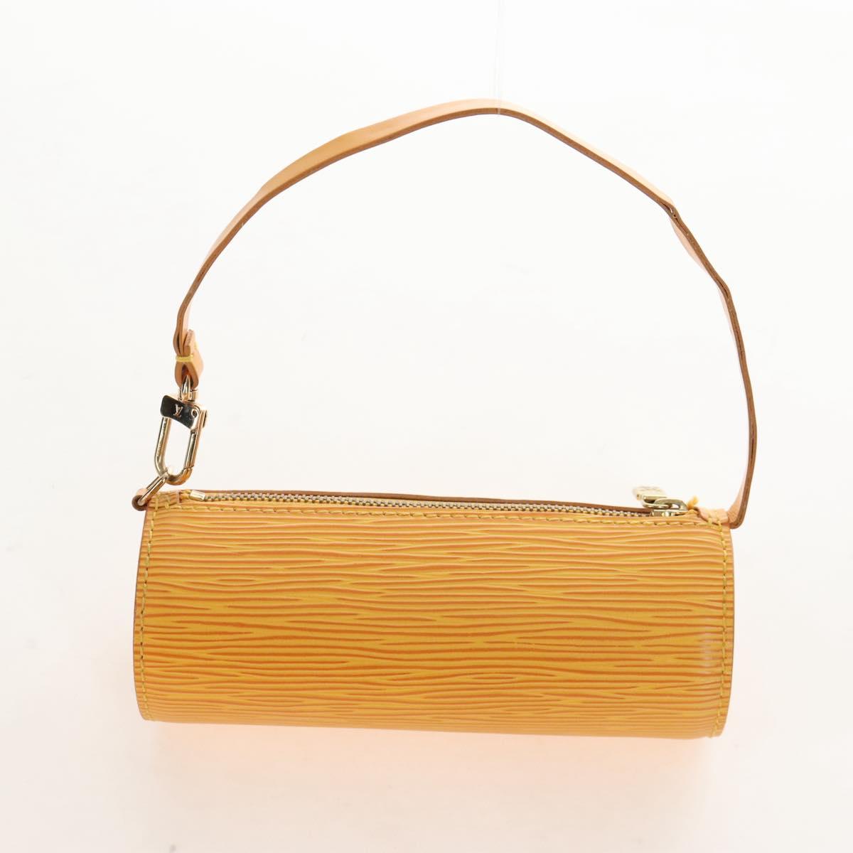 LOUIS VUITTON Epi Soufflot Hand Bag Yellow M52229 LV Auth 211462V