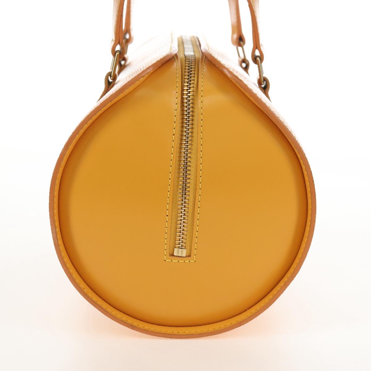 LOUIS VUITTON Epi Soufflot Hand Bag Yellow M52229 LV Auth 211462V