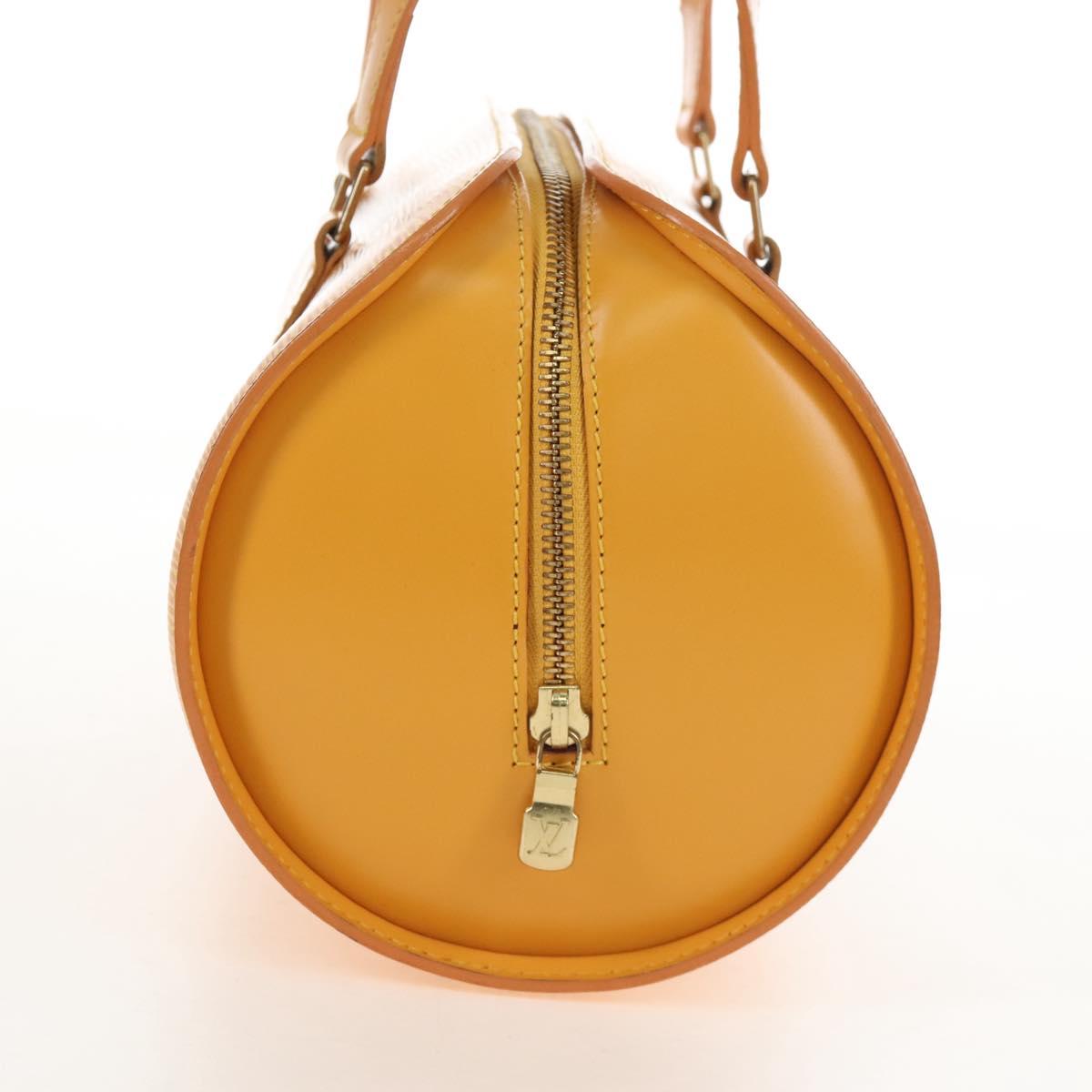 LOUIS VUITTON Epi Soufflot Hand Bag Yellow M52229 LV Auth 211462V