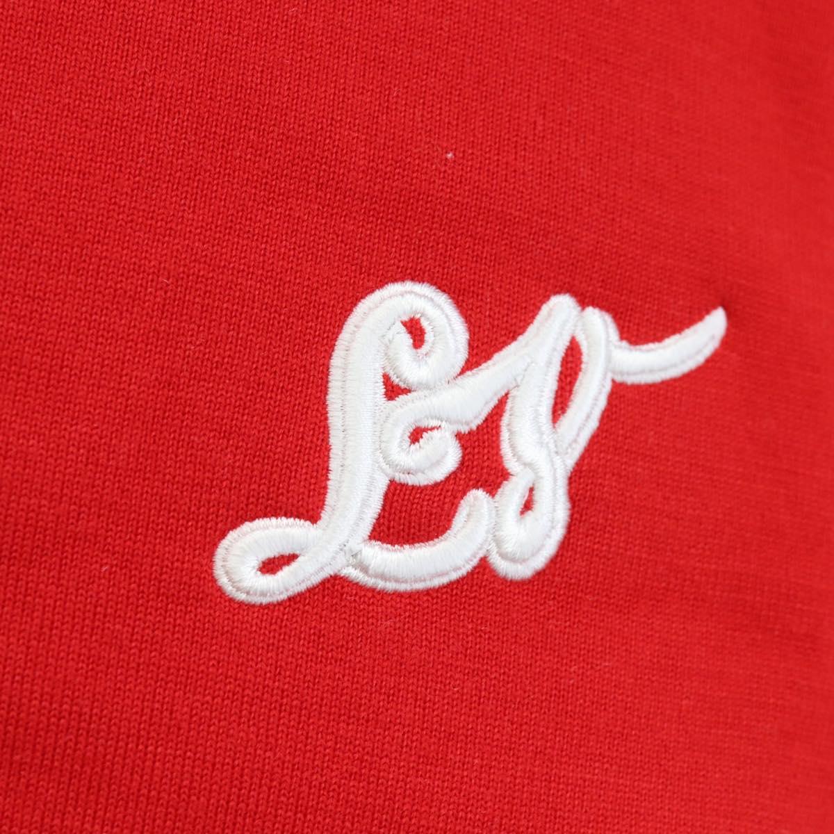 LOUIS VUITTON Monogram Jumpsuit Cotton L Red LV Auth 211479SAM