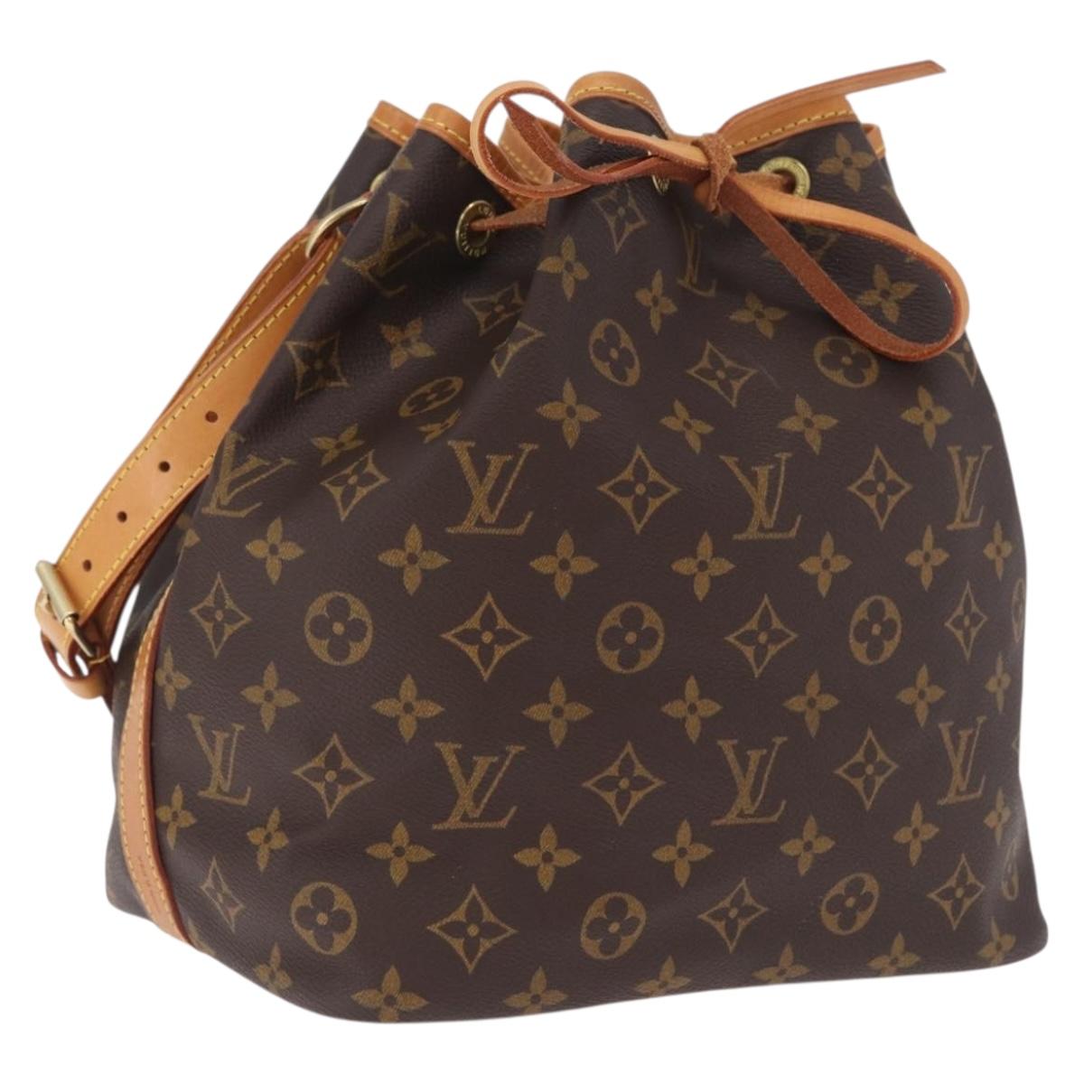 LOUIS VUITTON Monogram Petit Noe Shoulder Bag M42226 LV Auth 211490A