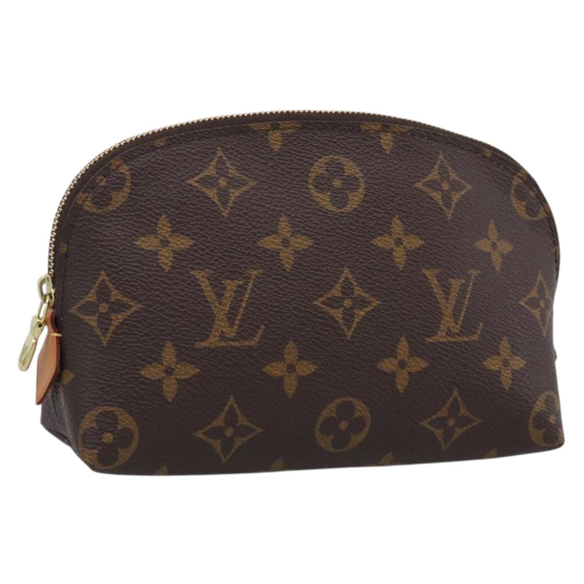 LOUIS VUITTON Monogram Pochette Cosmetic PM Cosmetic Pouch M47515 Auth 211497V