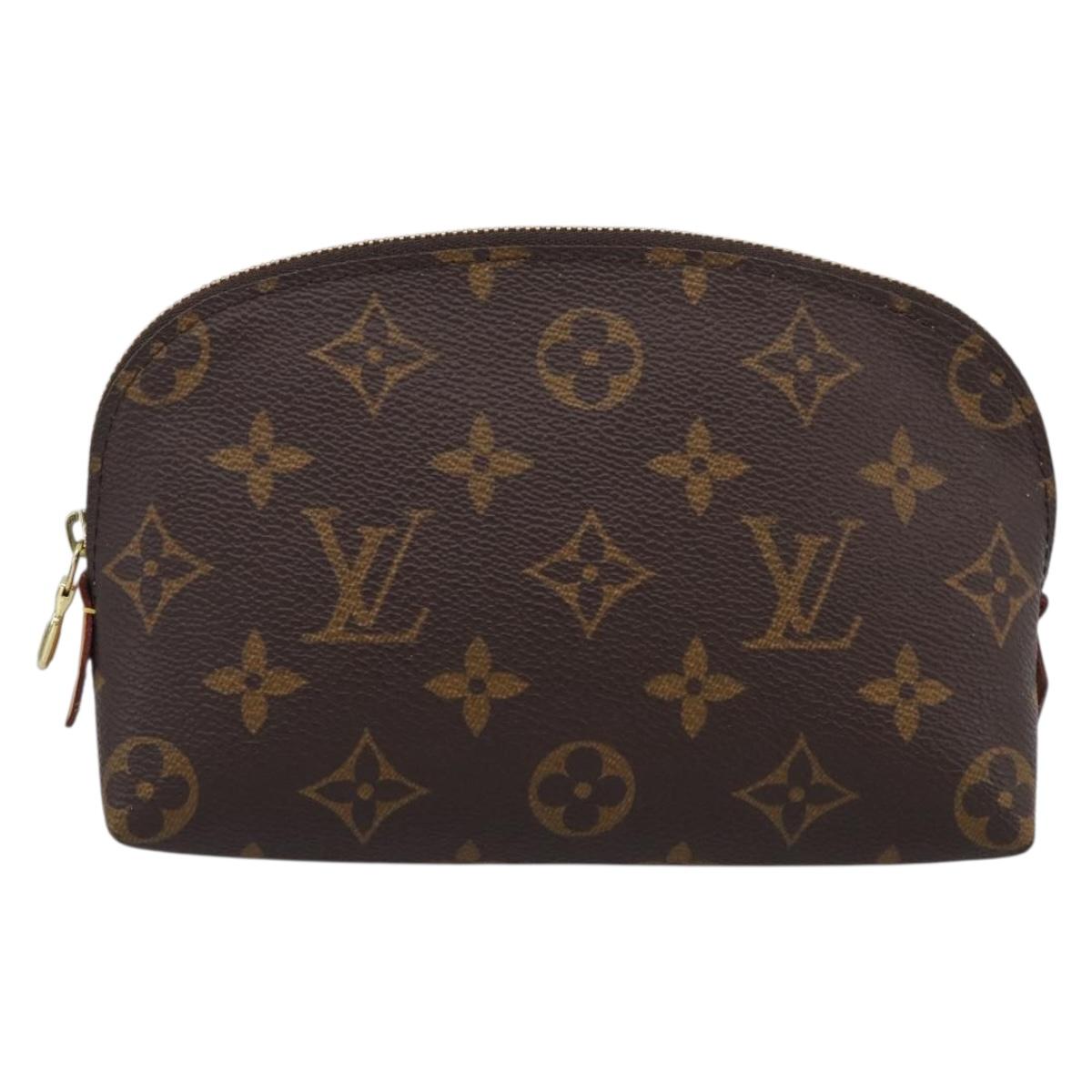 LOUIS VUITTON Monogram Pochette Cosmetic PM Cosmetic Pouch M47515 Auth 211497V