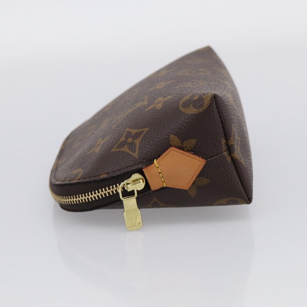 LOUIS VUITTON Monogram Pochette Cosmetic PM Cosmetic Pouch M47515 Auth 211497V