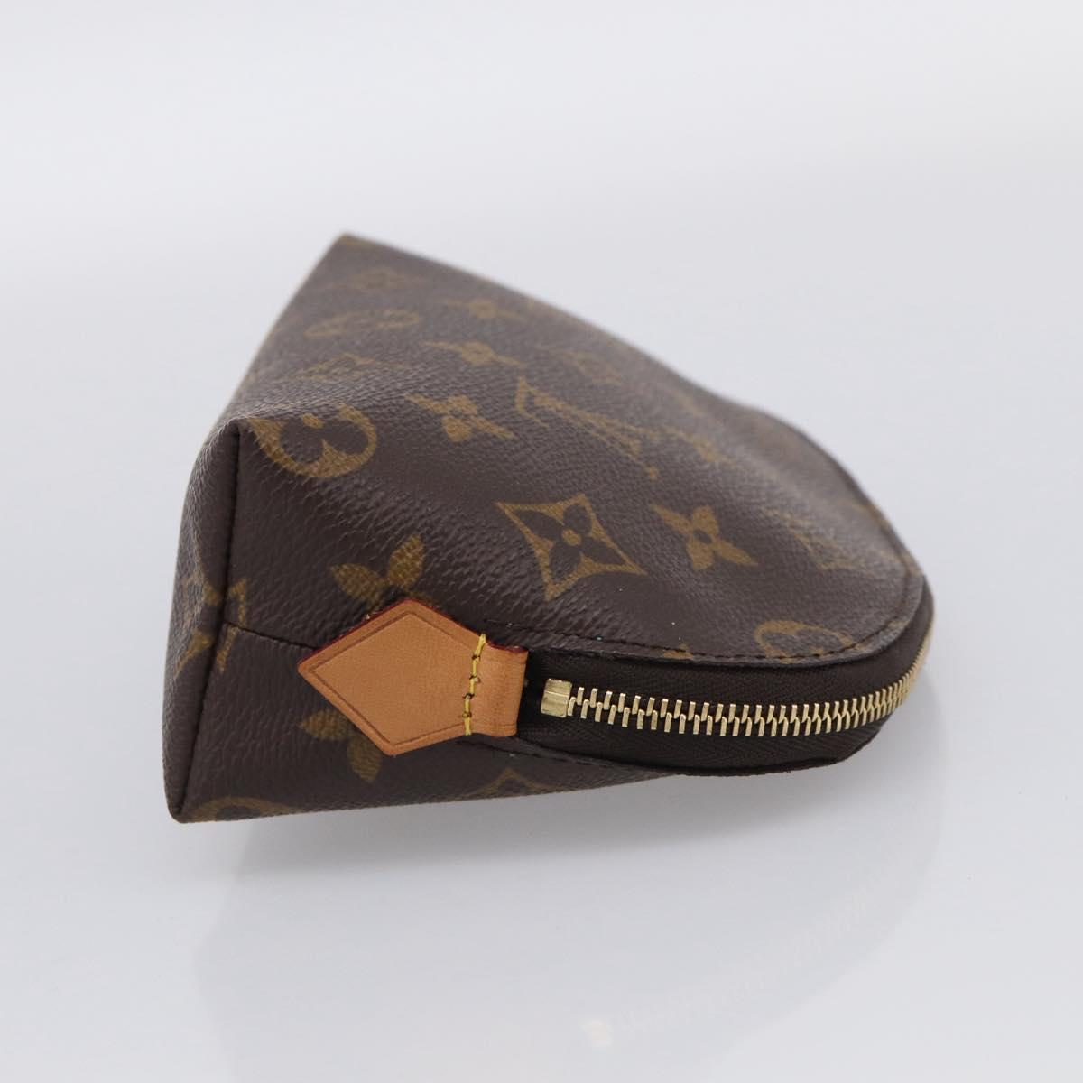 LOUIS VUITTON Monogram Pochette Cosmetic PM Cosmetic Pouch M47515 Auth 211497V