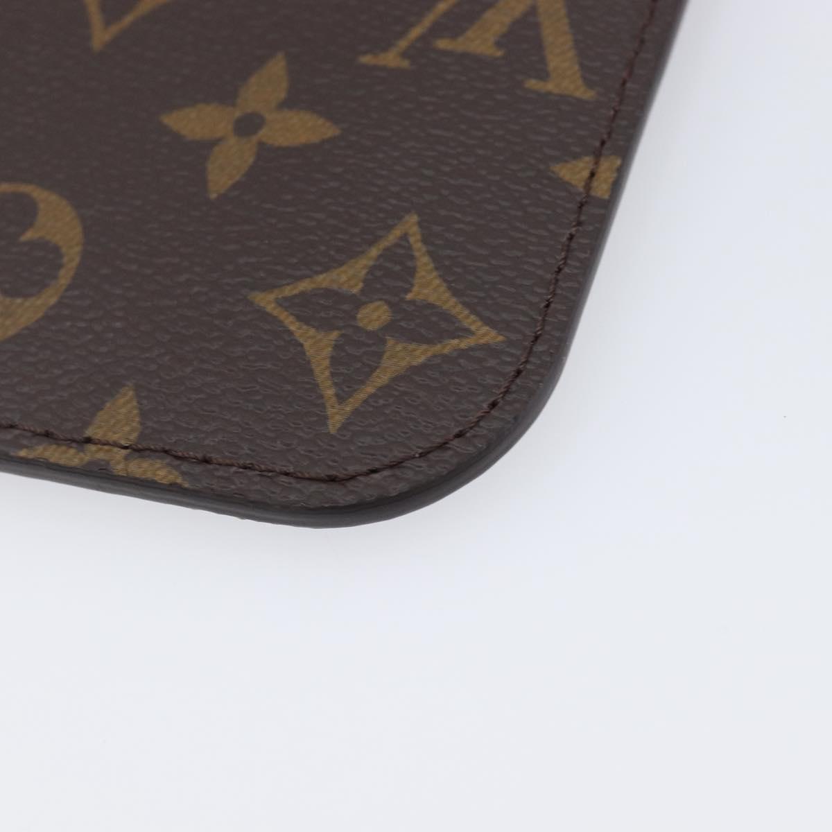 LOUIS VUITTON Monogram Neverfull PM Pouch LV Auth 211502V