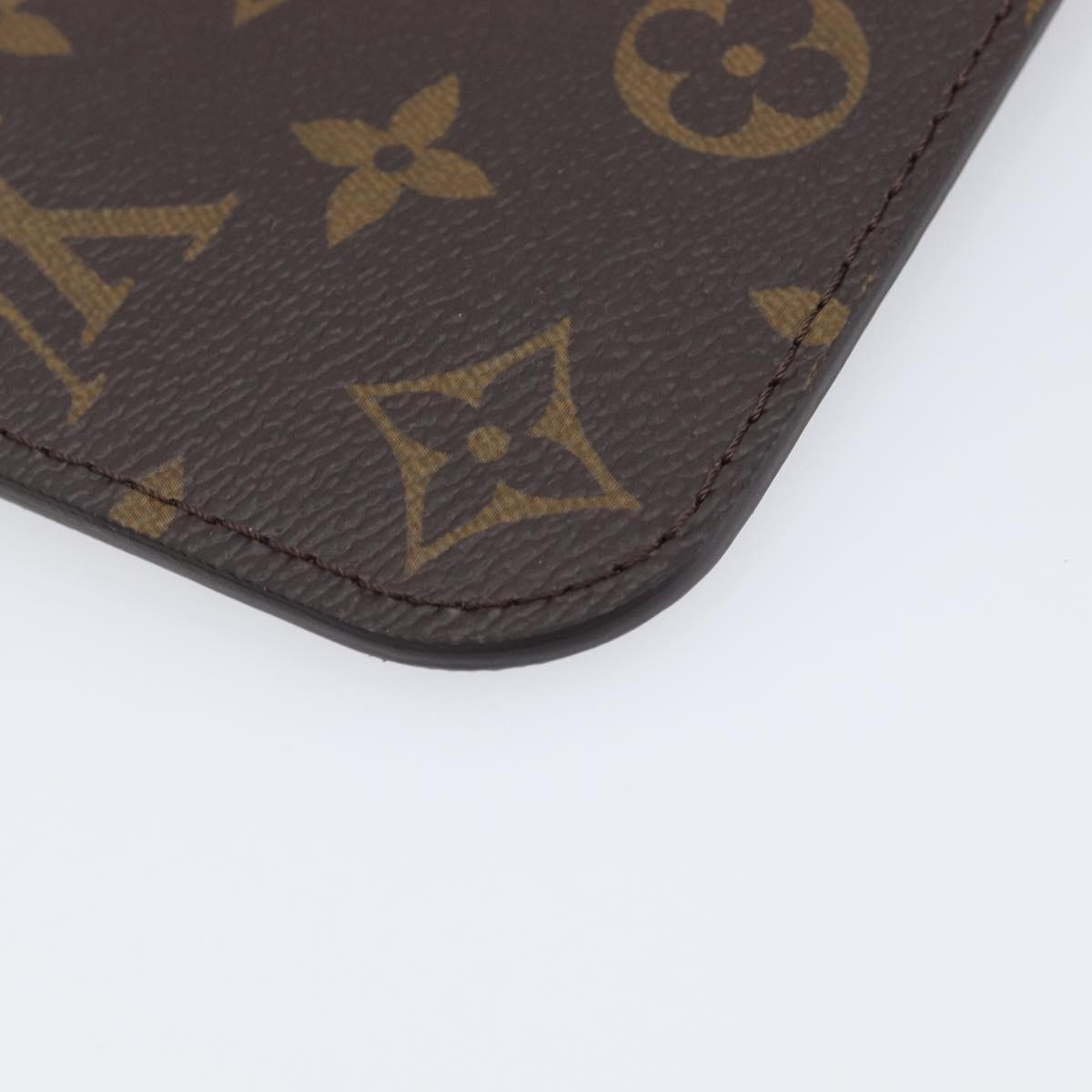 LOUIS VUITTON Monogram Neverfull PM Pouch LV Auth 211502V