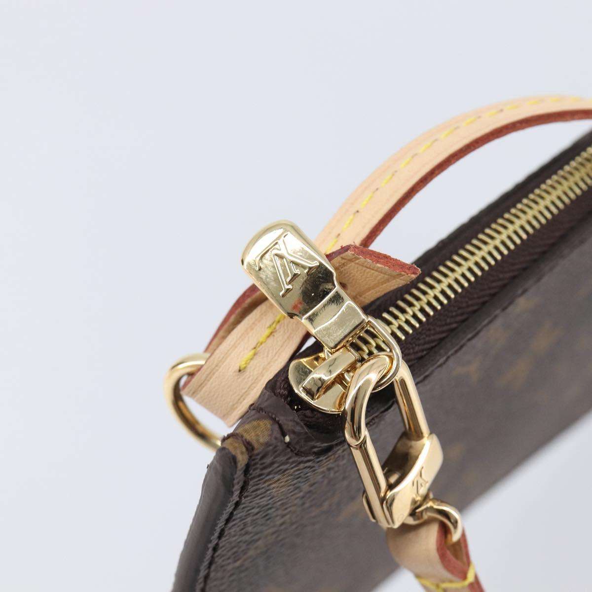LOUIS VUITTON Monogram Neverfull PM Pouch LV Auth 211502V