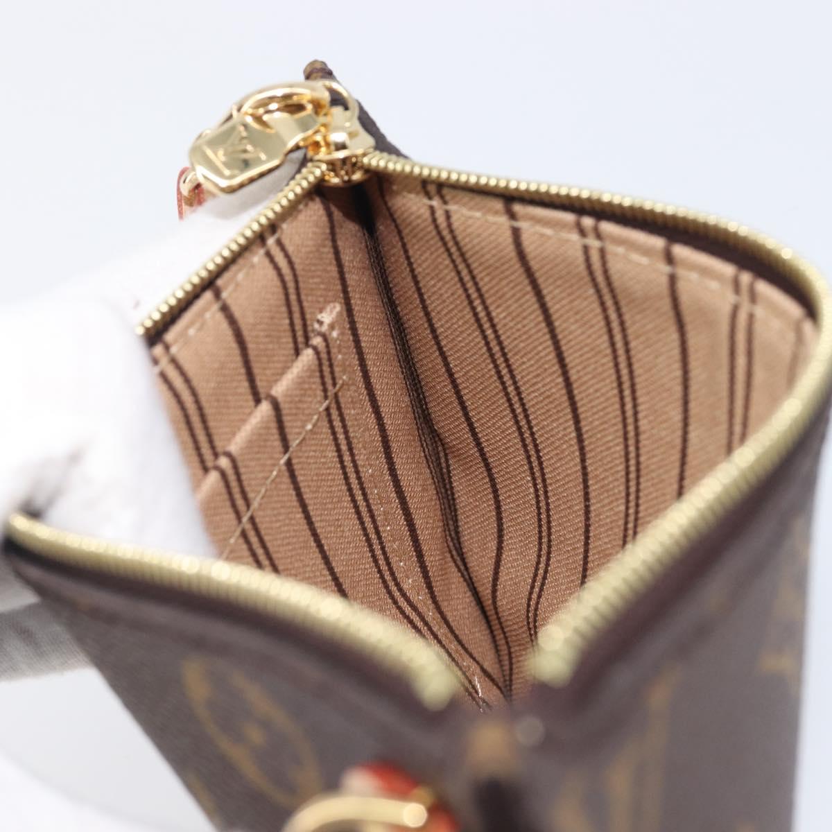 LOUIS VUITTON Monogram Neverfull PM Pouch LV Auth 211502V