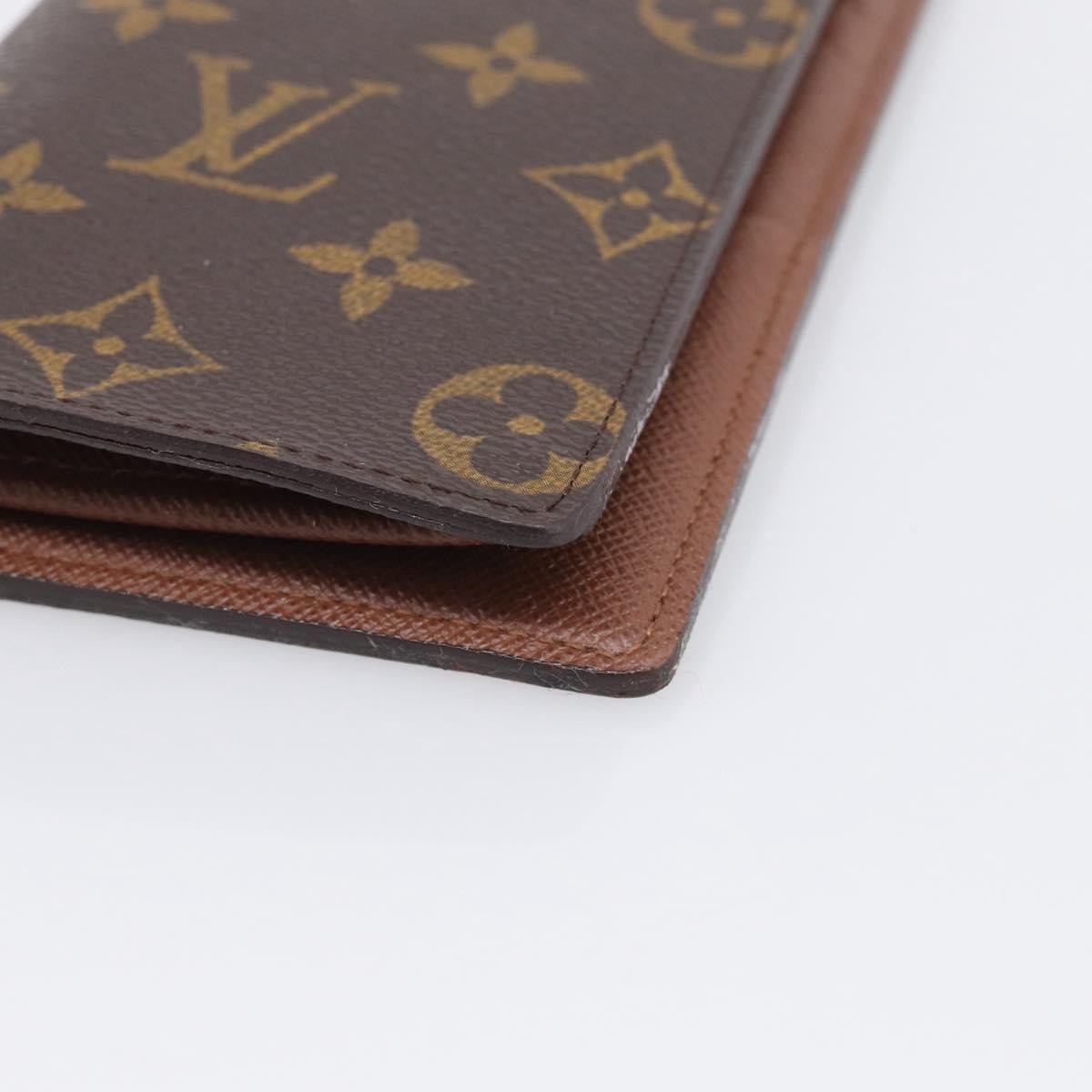 LOUIS VUITTON Monogram Portefeuille Brazza Long Wallet M66540 LV Auth 211505A