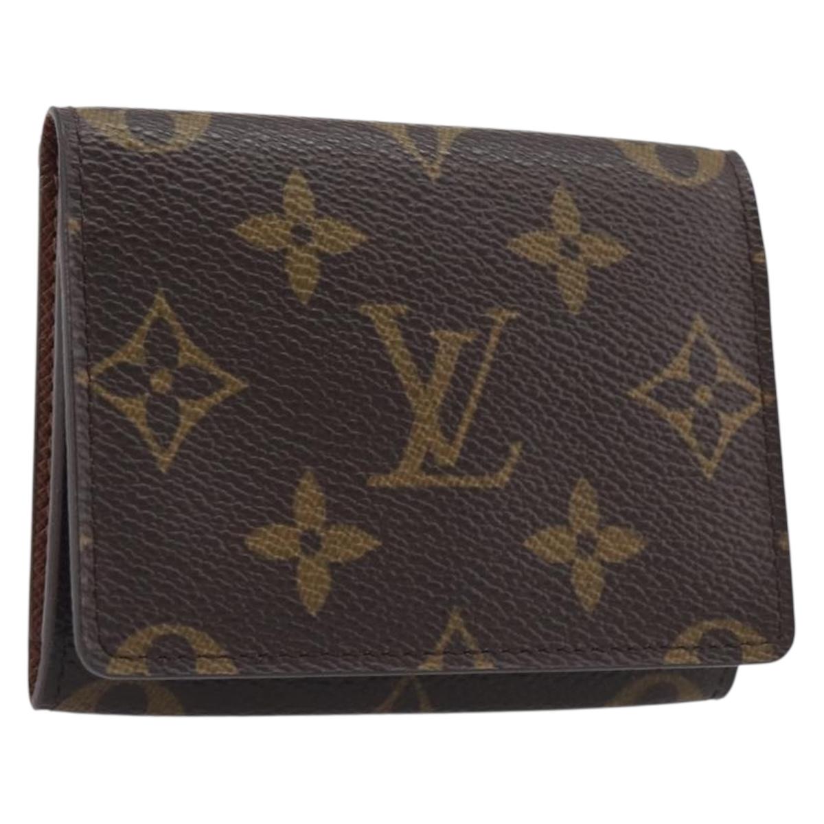 LOUIS VUITTON Monogram Anvelop Cult De Vuitto Card Case M62920 LV Auth 211507A