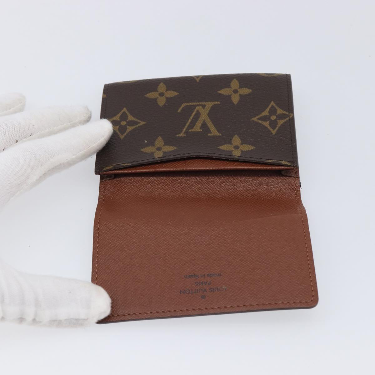 LOUIS VUITTON Monogram Anvelop Cult De Vuitto Card Case M62920 LV Auth 211507A