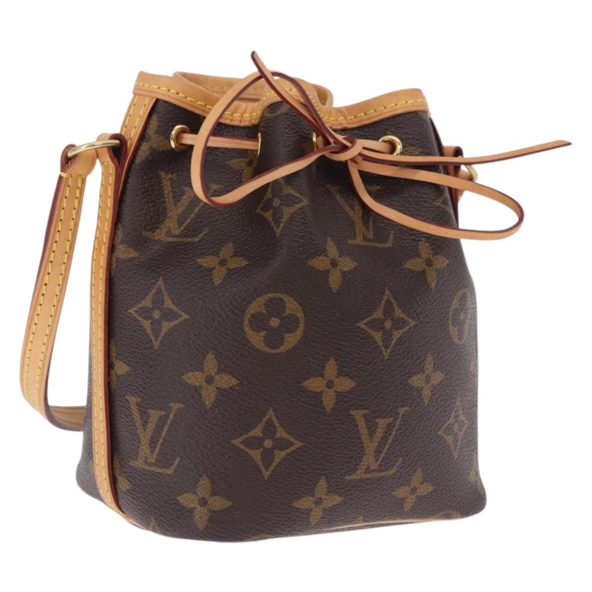 LOUIS VUITTON Monogram Nanonoe Shoulder Bag M81266 LV Auth 211510SAM