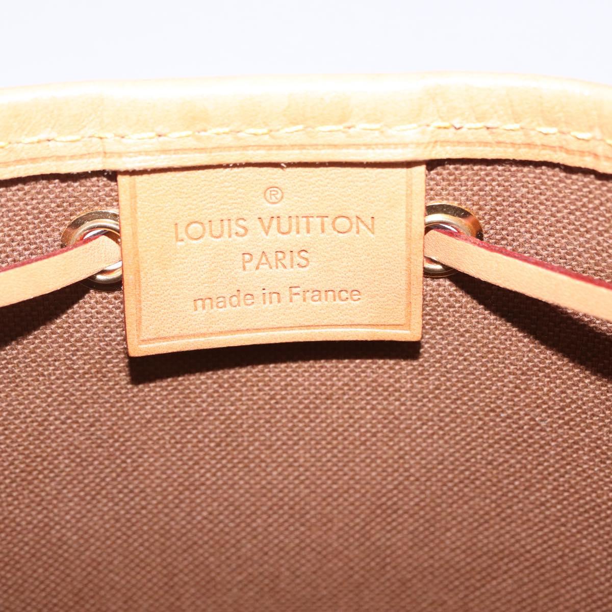 LOUIS VUITTON Monogram Nanonoe Shoulder Bag M81266 LV Auth 211510SAM