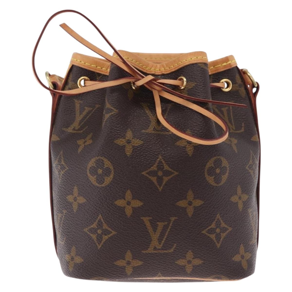 LOUIS VUITTON Monogram Nanonoe Shoulder Bag M81266 LV Auth 211510SAM
