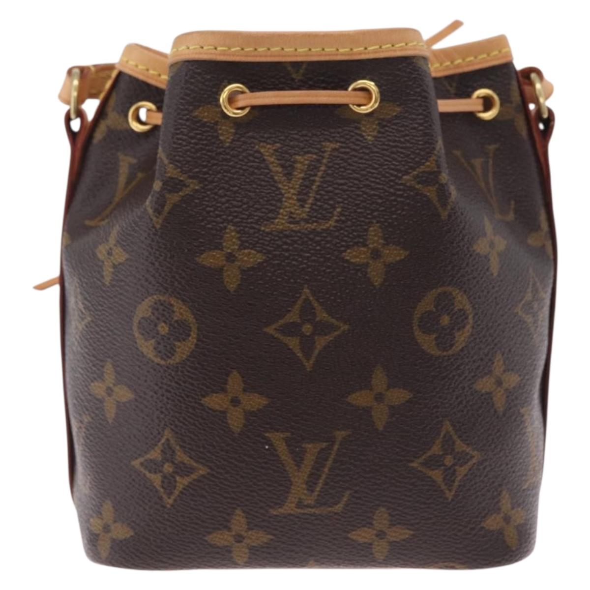 LOUIS VUITTON Monogram Nanonoe Shoulder Bag M81266 LV Auth 211510SAM