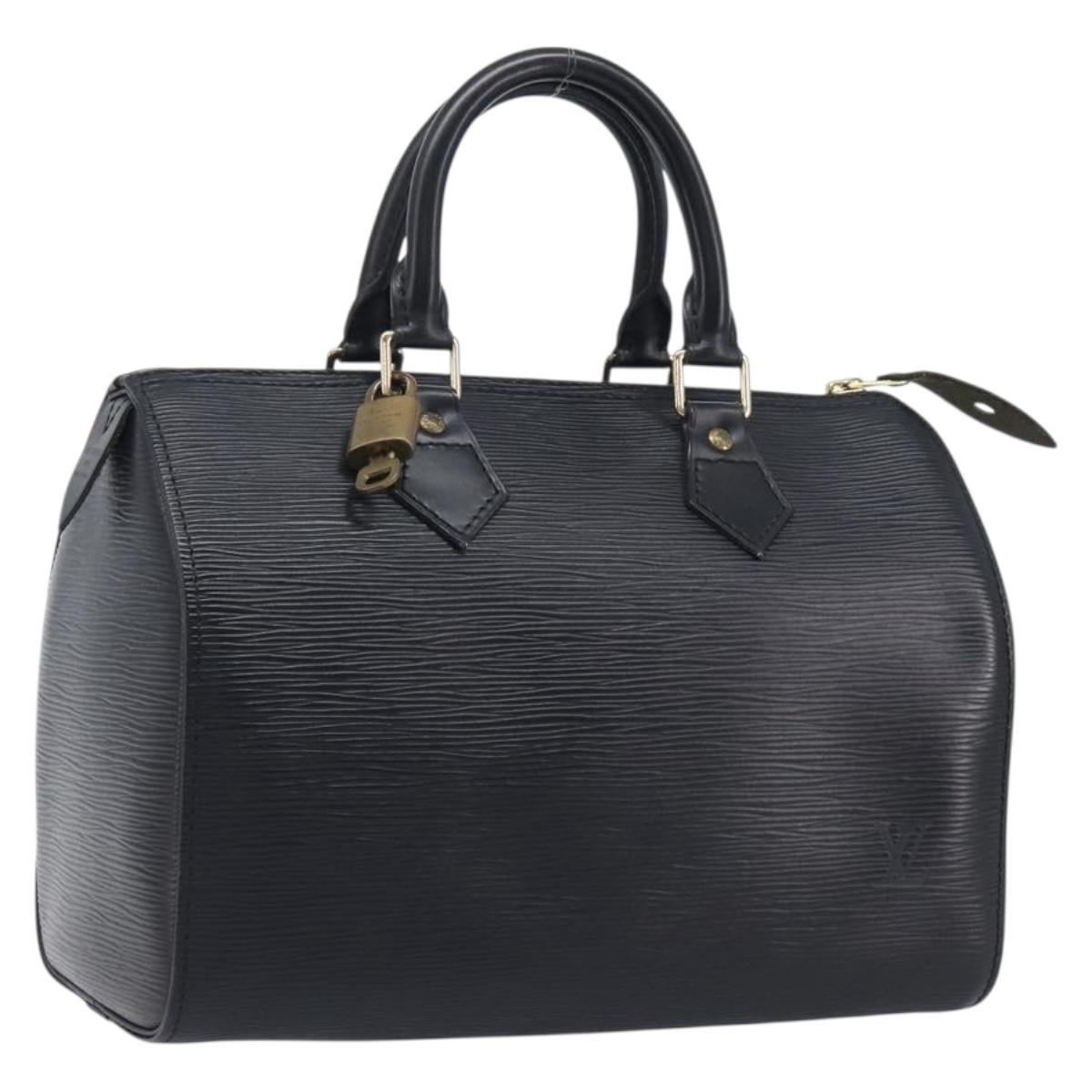 LOUIS VUITTON Epi Speedy 25 Hand Bag Black M59042 LV Auth 211537V