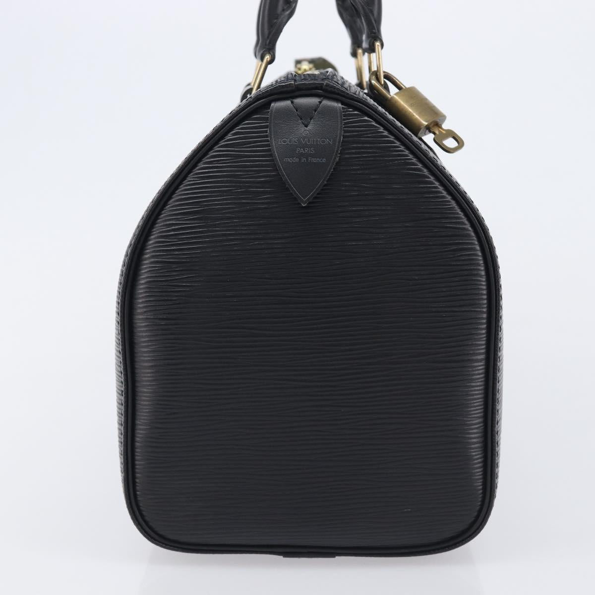 LOUIS VUITTON Epi Speedy 25 Hand Bag Black M59042 LV Auth 211537V