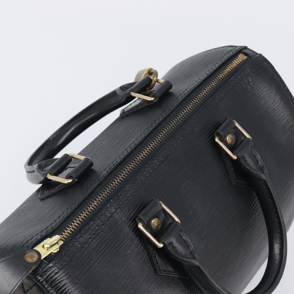 LOUIS VUITTON Epi Speedy 25 Hand Bag Black M59042 LV Auth 211537V