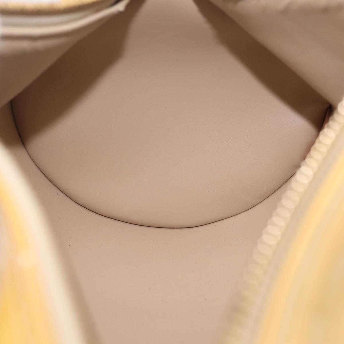 LOUIS VUITTON Monogram Vernis Bedford Hand Bag Beige M91006 LV Auth 211561A