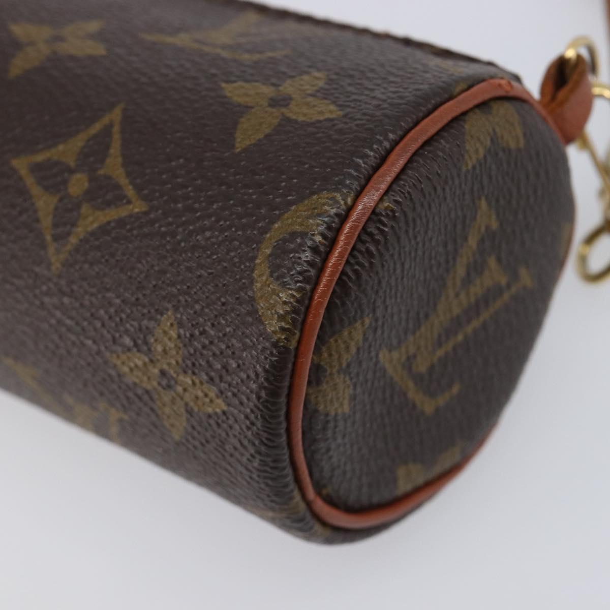 LOUIS VUITTON Monogram Papillon Pouch LV Auth 211574