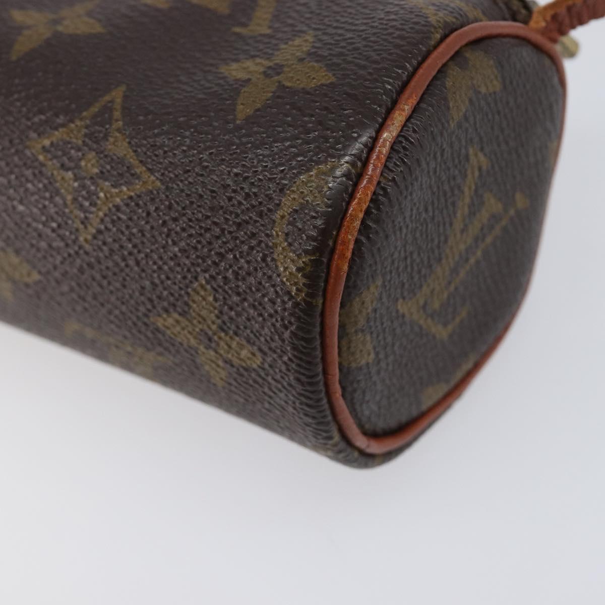 LOUIS VUITTON Monogram Papillon Pouch LV Auth 211574