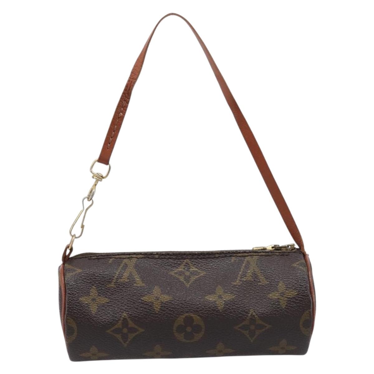 LOUIS VUITTON Monogram Papillon Pouch LV Auth 211574