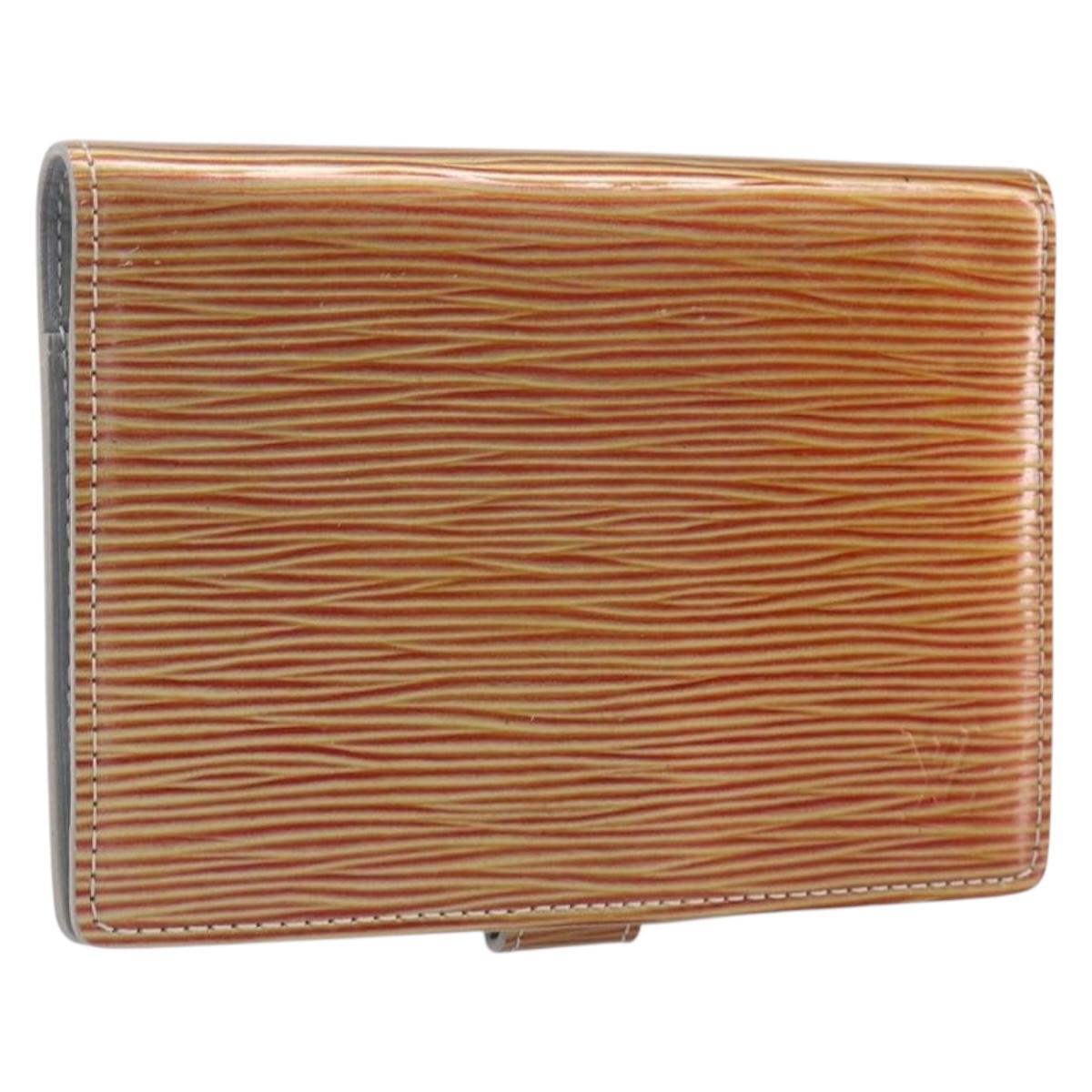 LOUIS VUITTON Cyber Epi Agenda PM Day Planner Cover Orange M99081 LV Auth 211649