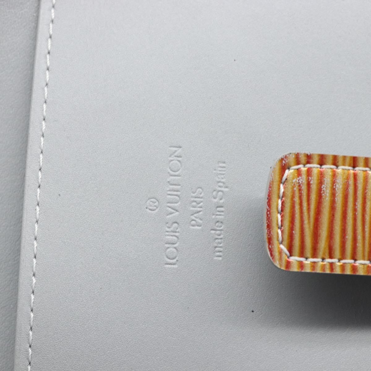 LOUIS VUITTON Cyber Epi Agenda PM Day Planner Cover Orange M99081 LV Auth 211649