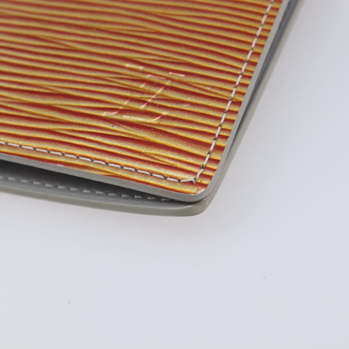 LOUIS VUITTON Cyber Epi Agenda PM Day Planner Cover Orange M99081 LV Auth 211649
