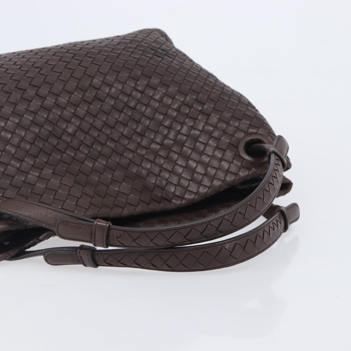 Bottega Veneta INTRECCIATO Tote Bag Leather Brown 179320 Auth 211693V
